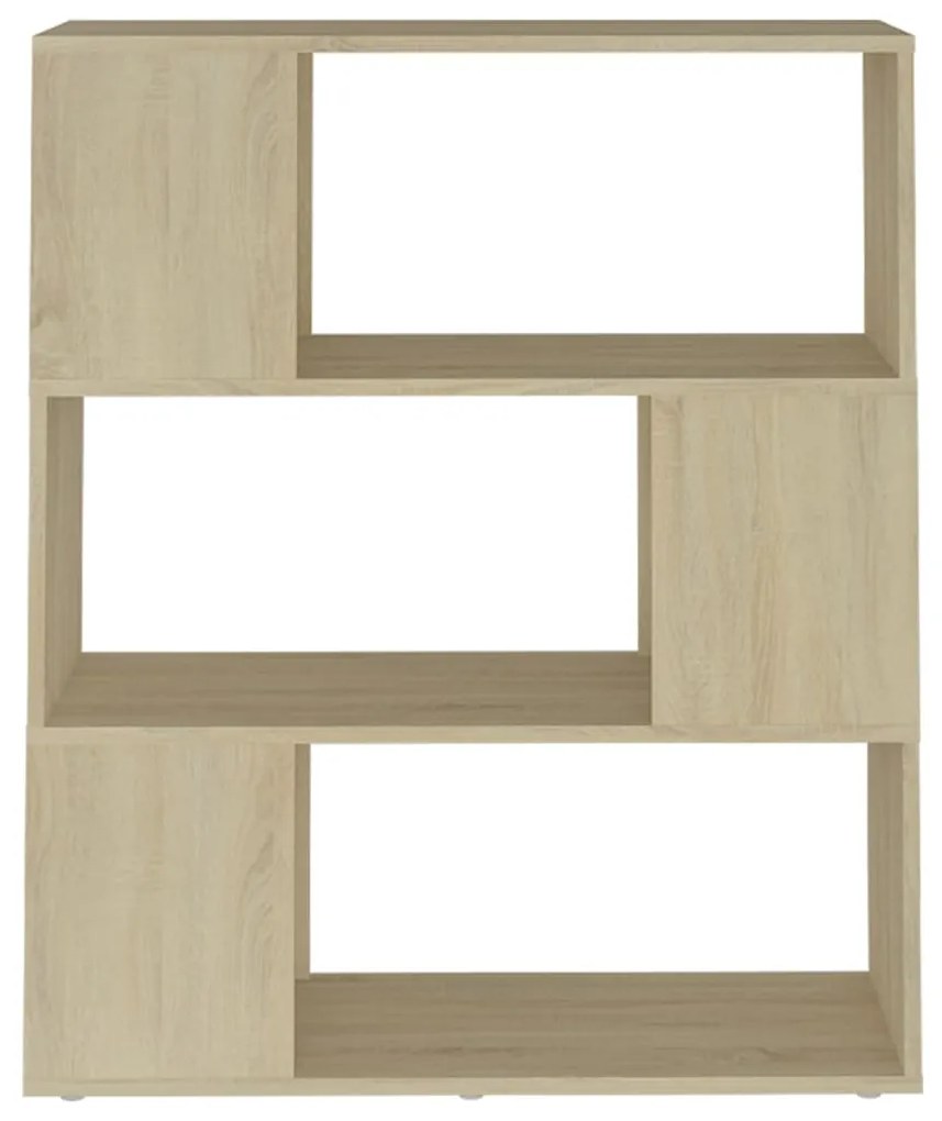 vidaXL Βιβλιοθήκη/Διαχωριστικό Sonoma Δρυς 80x24x94 εκ. Μοριοσανίδα