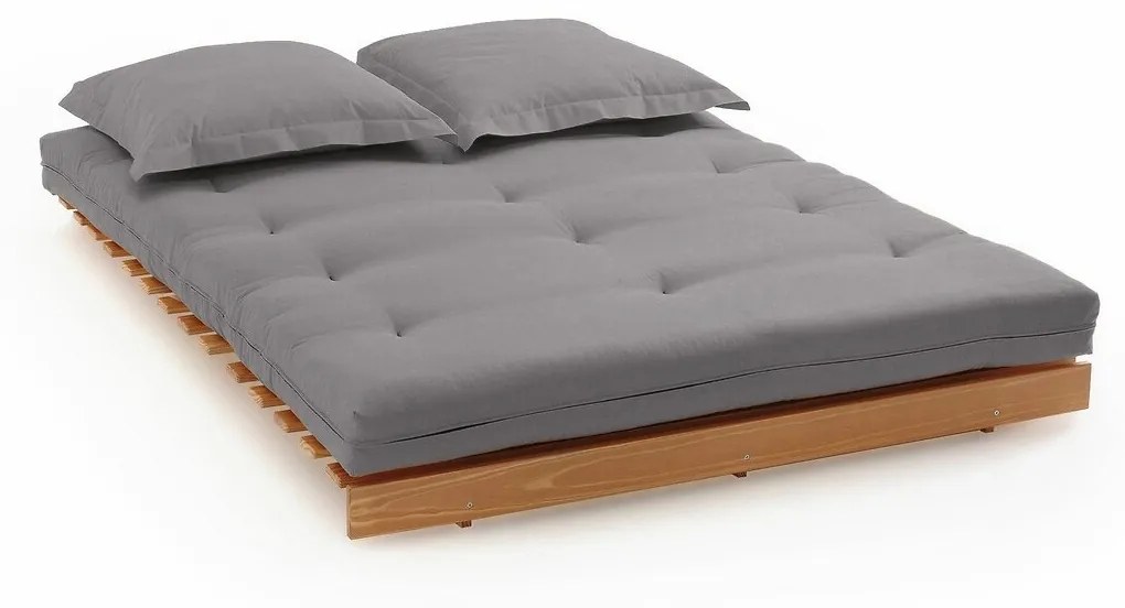 Στρώμα futon από latex, μαλλί και λινό για τον καναπέ Thaï