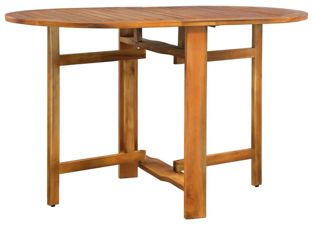 vidaXL Τραπεζαρία Κήπου Σετ 5 Τεμαχίων από Μασίφ Ξύλο Ακακίας