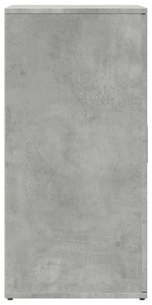 vidaXL Ντουλάπια 2 τεμ. Γκρι Σκυροδέματος 59x39x80 εκ.Επεξεργ. Ξύλο