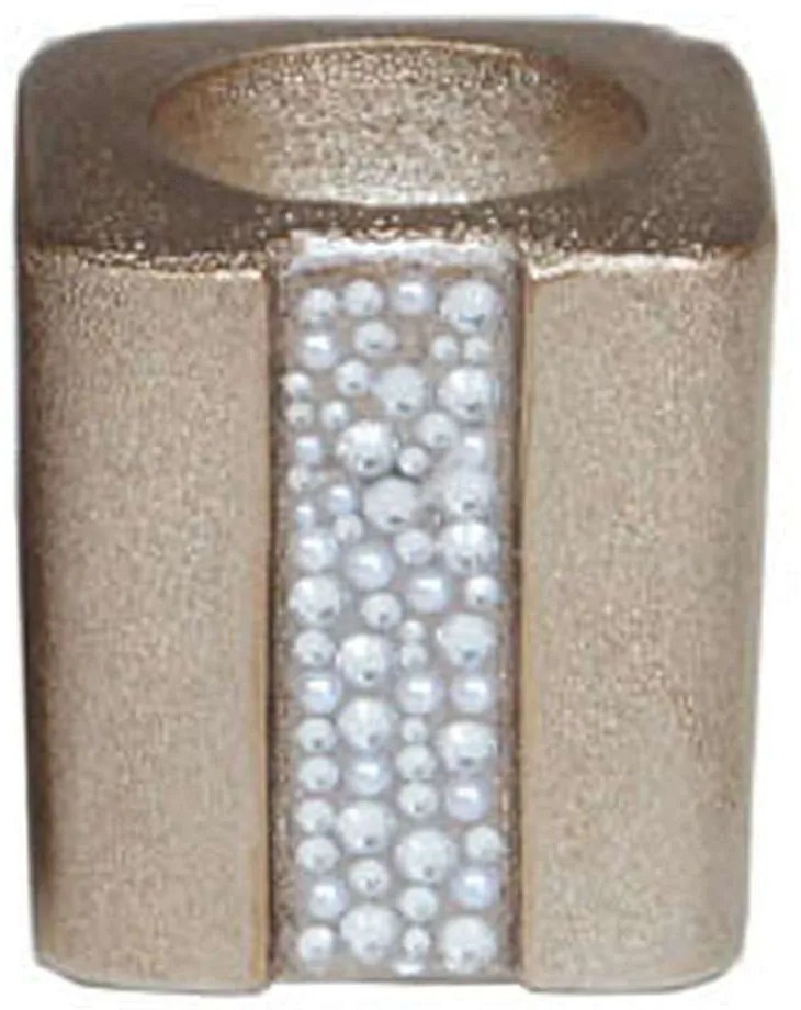 Κηροπήγιο F-13644 7,3x8,3cm Bronze Marhome Ceramic