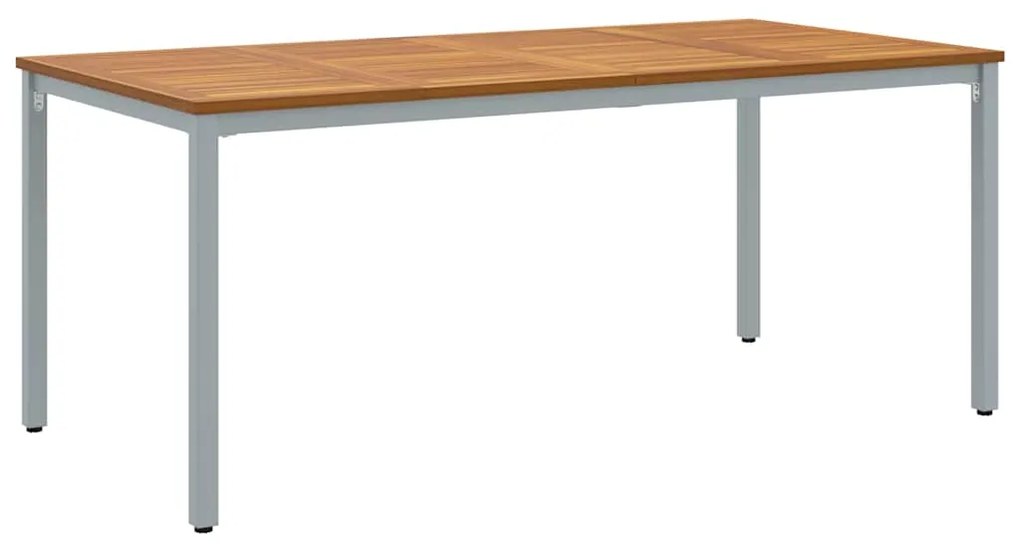 vidaXL Τραπέζι Κήπου 180 x 90 x 75 εκ. από Ξύλο Ακακίας και Μέταλλο