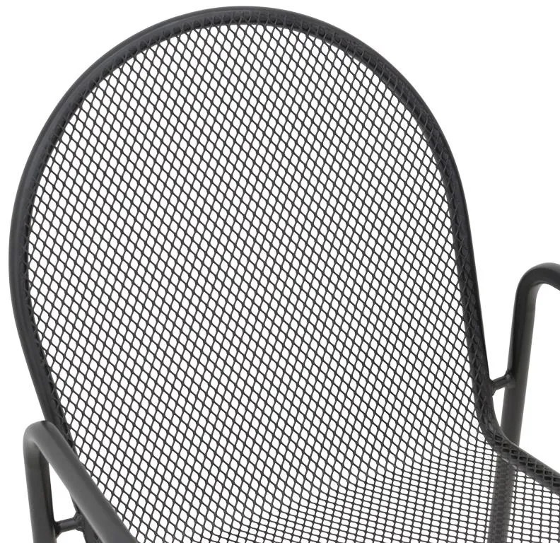 Καρέκλα - Πολυθρόνα Tarete στοιβαζόμενη μαύρο μέταλλο 55x64x86.5 εκ. 55x64x86.5 εκ.