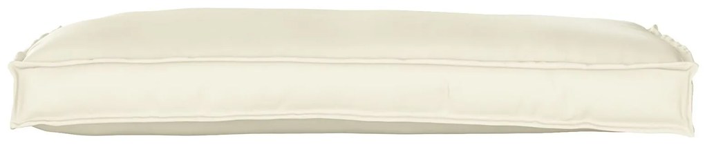 vidaXL Μαξιλάρι Παλέτας για Πάγκο Κρεμ 100x40x8 εκ Υφάσματος Oxford