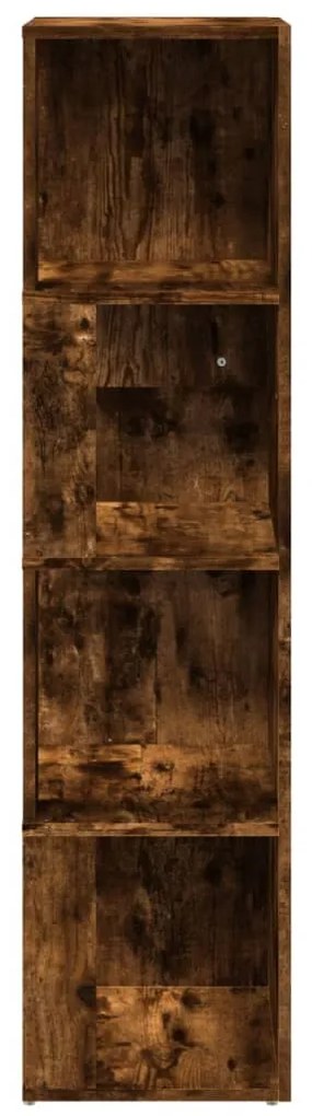 vidaXL Γωνιακό Έπιπλο Καπνιστή δρυς 33x33x132 εκ. από Επεξεργ. Ξύλο