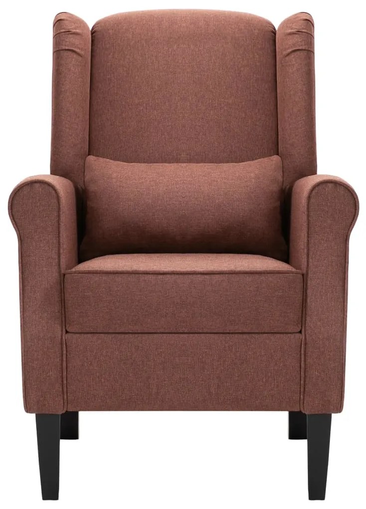 vidaXL Πολυθρόνα Καφέ Υφασμάτινη