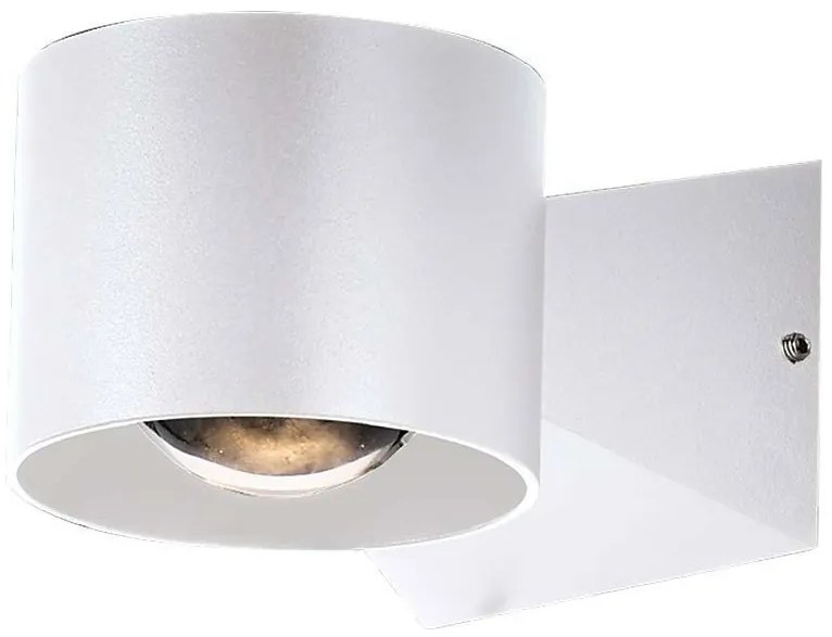 V-TAC Επιτοίχιο Φωτιστικό Κήπου LED Up-Down 5W 465lm 90° IP65 Φυσικό Λευκό Άσπρο Σώμα 10444