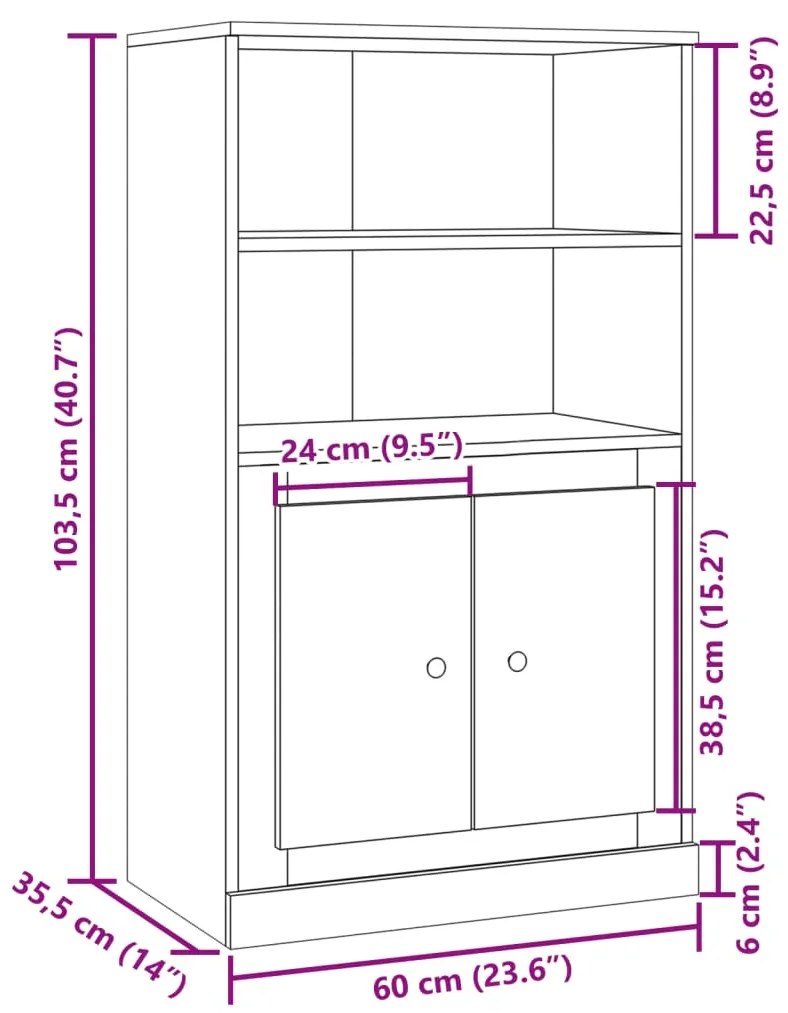 ΝΤΟΥΛΑΠΙ ΑΡΤΙΣΙΑΝΗ ΔΡΥΣ 60X35,5X103,5 ΕΚ ΑΠΟ ΕΠΕΞΕΡΓΑΣΜΕΝΟ ΞΥΛΟ 857148