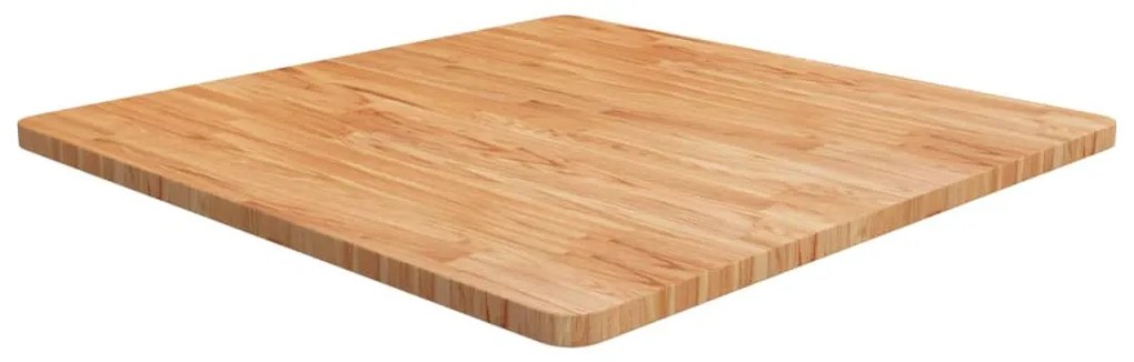 vidaXL Επιφάνεια Τραπεζιού Τετράγωνη Αν. Καφέ 80x80x2,5 εκ. Ξύλο Δρυς