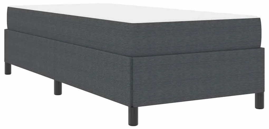 vidaXL Σκελετός Κρεβατιού Σκούρο γκρι 80 x 200 cm Βελούδο