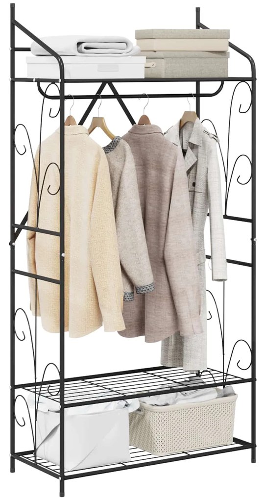 vidaXL Ανοιχτή Ντουλάπα Μονόχρωμο