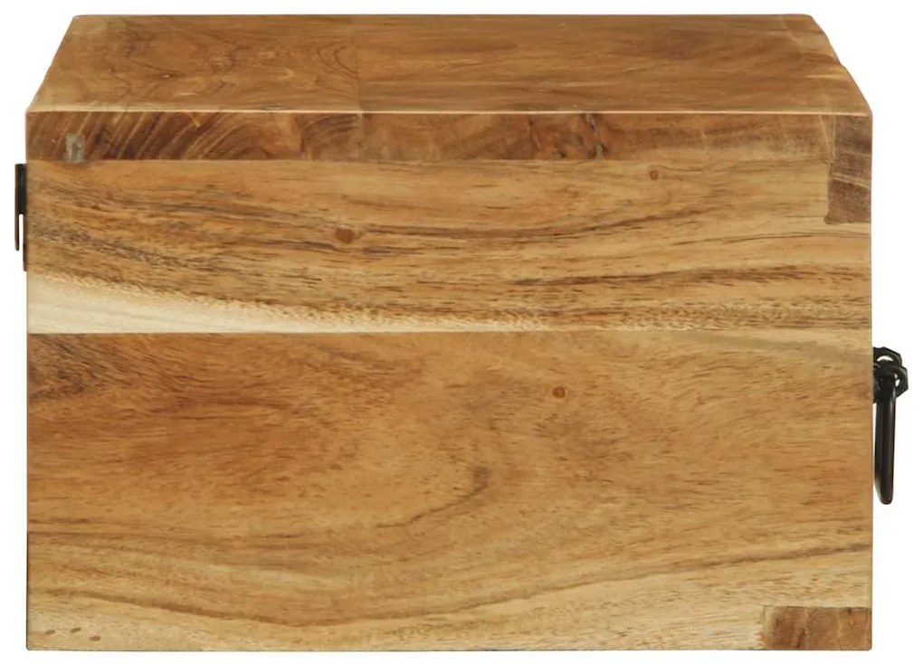 Επίτοιχο ντουλάπι τηλεόρασης 80x30x19 cm Μασίφ ξύλο ακακίας 4017463