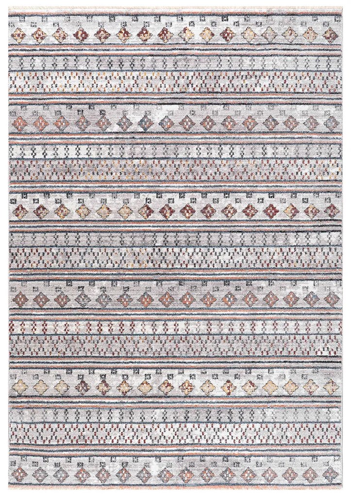 Χαλιά Κρεβατοκάμαρας (Σετ 3τμχ) Polcarpet Mystic Kilvana 3918 L.Grey/Silver/Rose