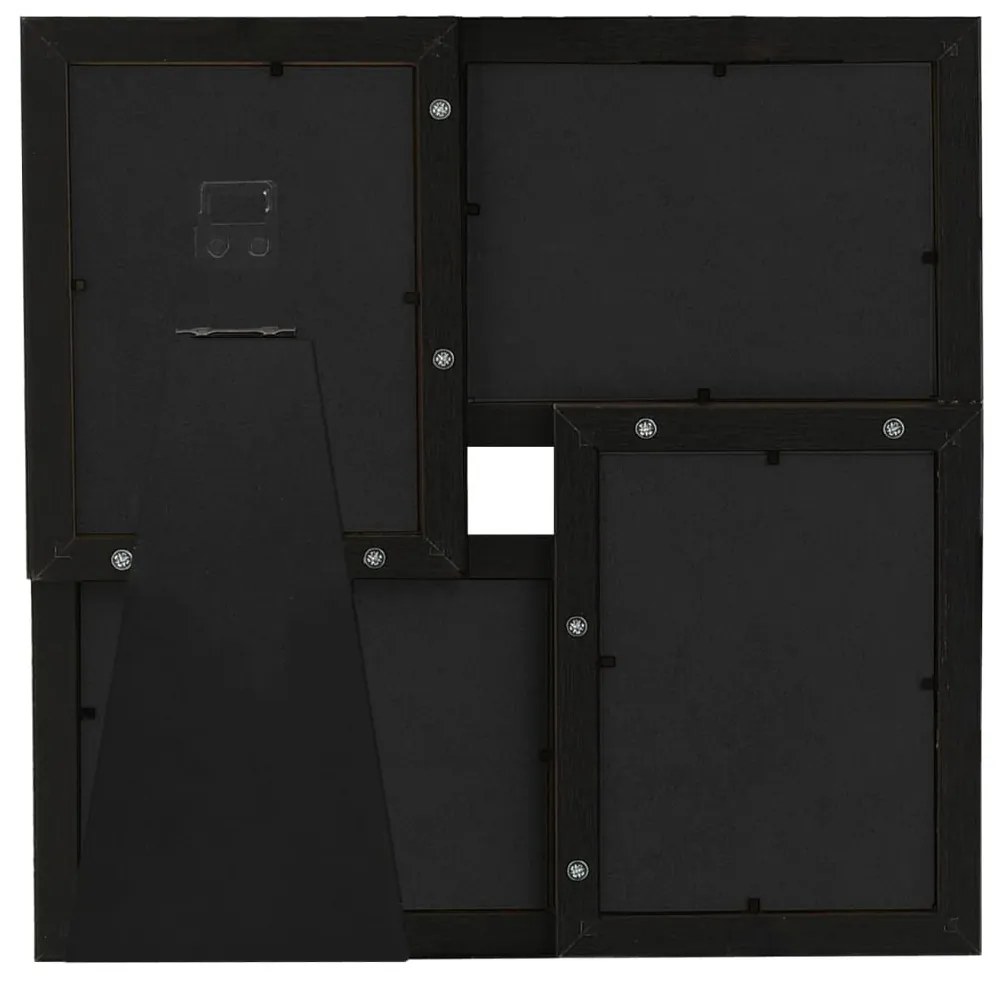 Πλαίσιο Φωτογραφιών Κολάζ Μαύρο για Φωτ. 4 x (10 x 15 εκ.) MDF - Μαύρο