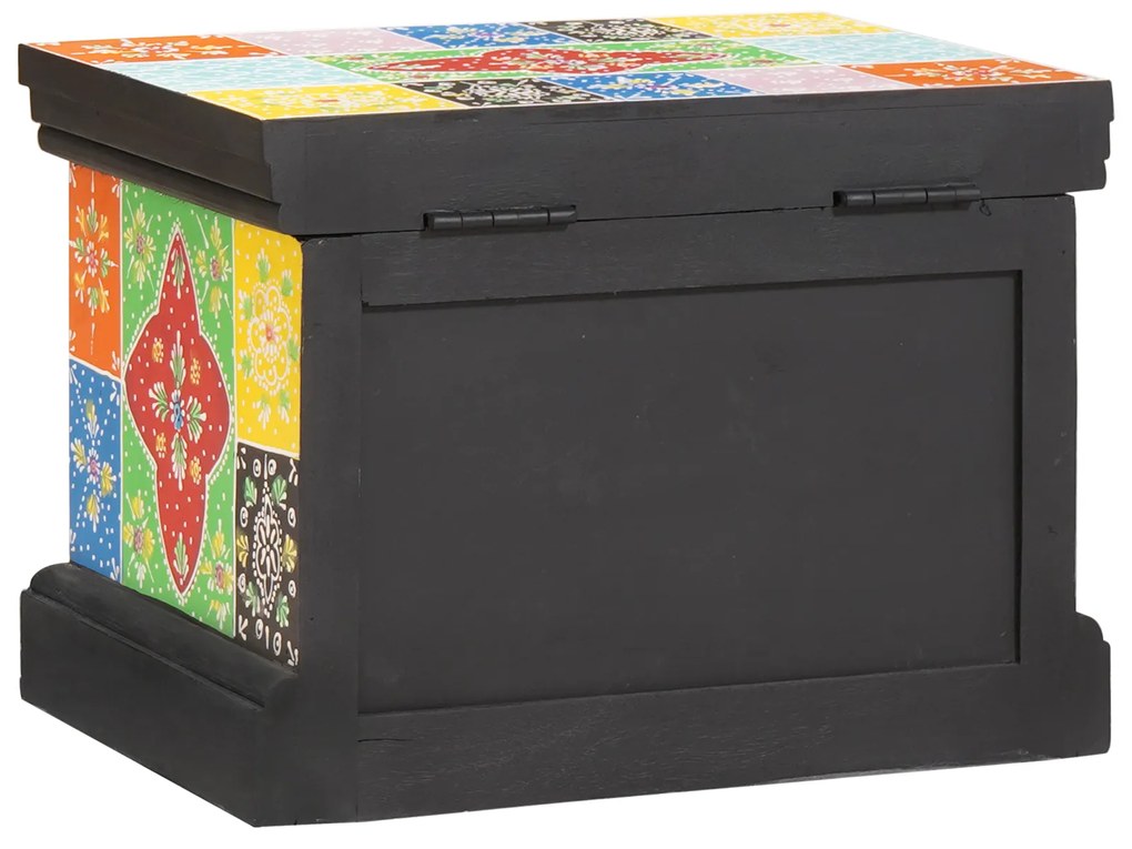 vidaXL κουτί αποθήκευσης vitaXL 40x30x30 cm Στερεό Ξύλο Μαγκά