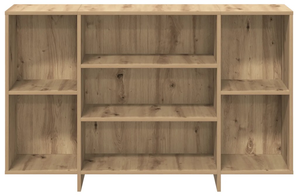 vidaXL Πλαϊνό γραφείο artisan δρυς 120 x 30 x 75 εκ Επεξεργασμένο ξύλο
