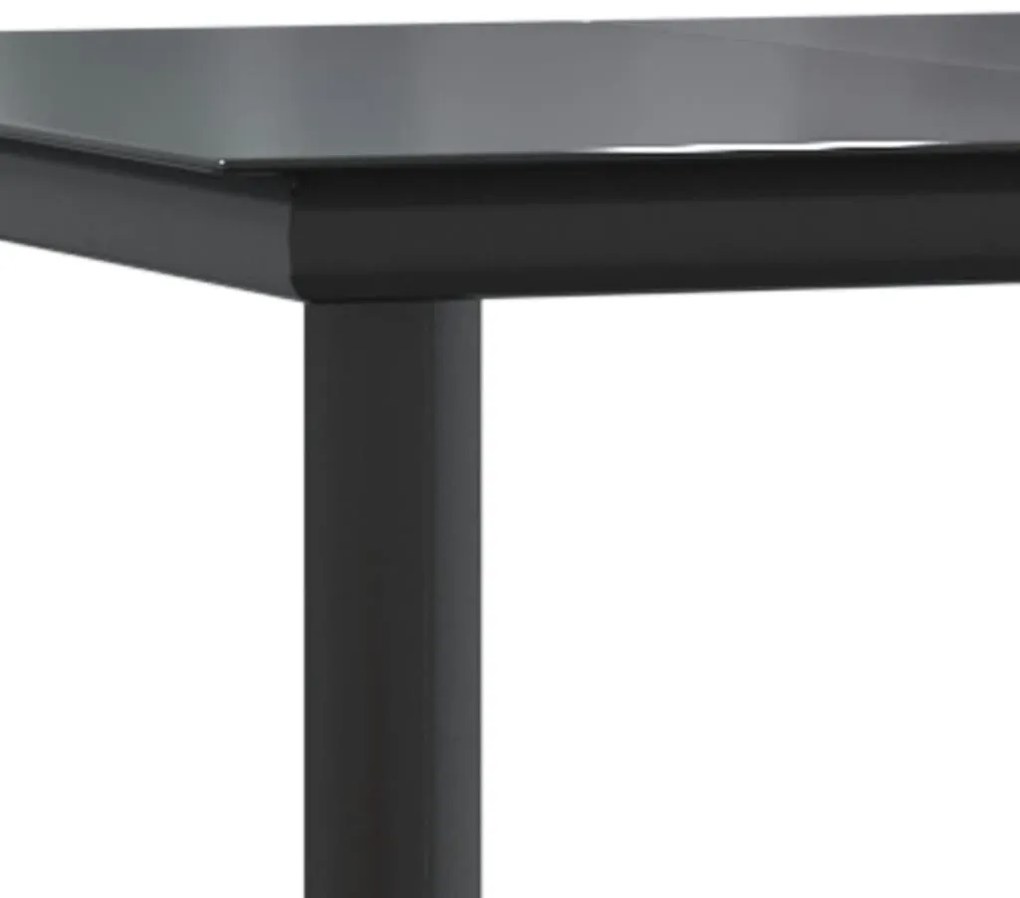 vidaXL Σετ Τραπεζαρίας Κήπου 2 τεμ. Γκρι Συνθ. Ρατάν με Μαξιλάρια