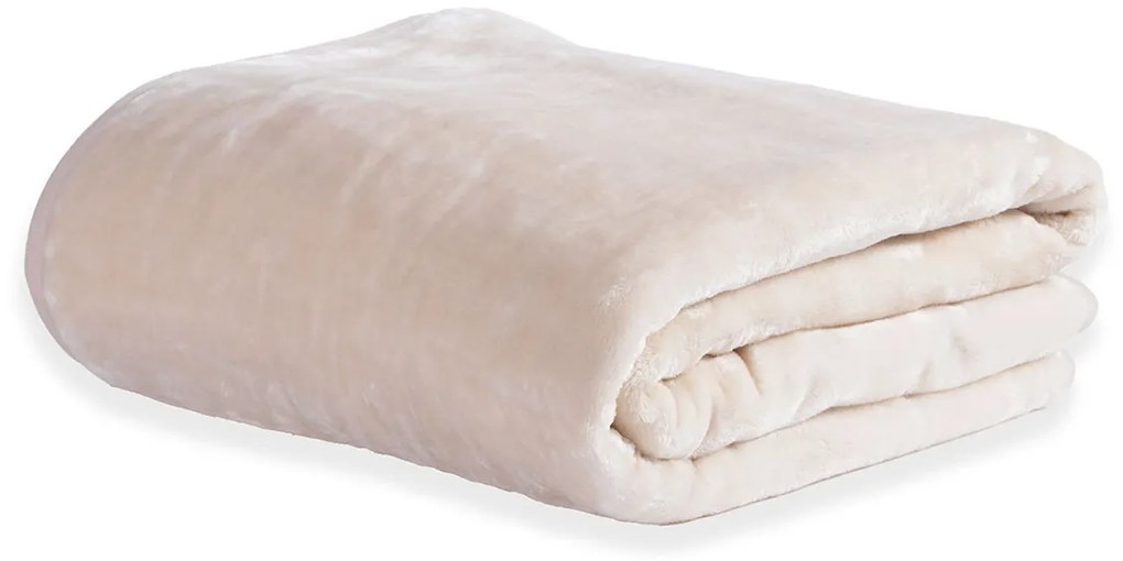 Κουβέρτα Βελουτέ Μονή (170x220) Nef-Nef Homeware Loft Ecru-1208