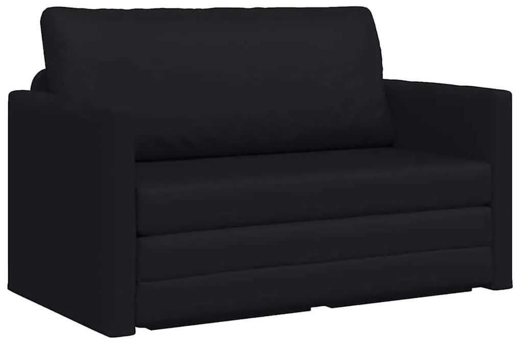 vidaXL Κρεβάτι καναπές Μαύρο 124 x 71 x 78 εκ Βελούδο