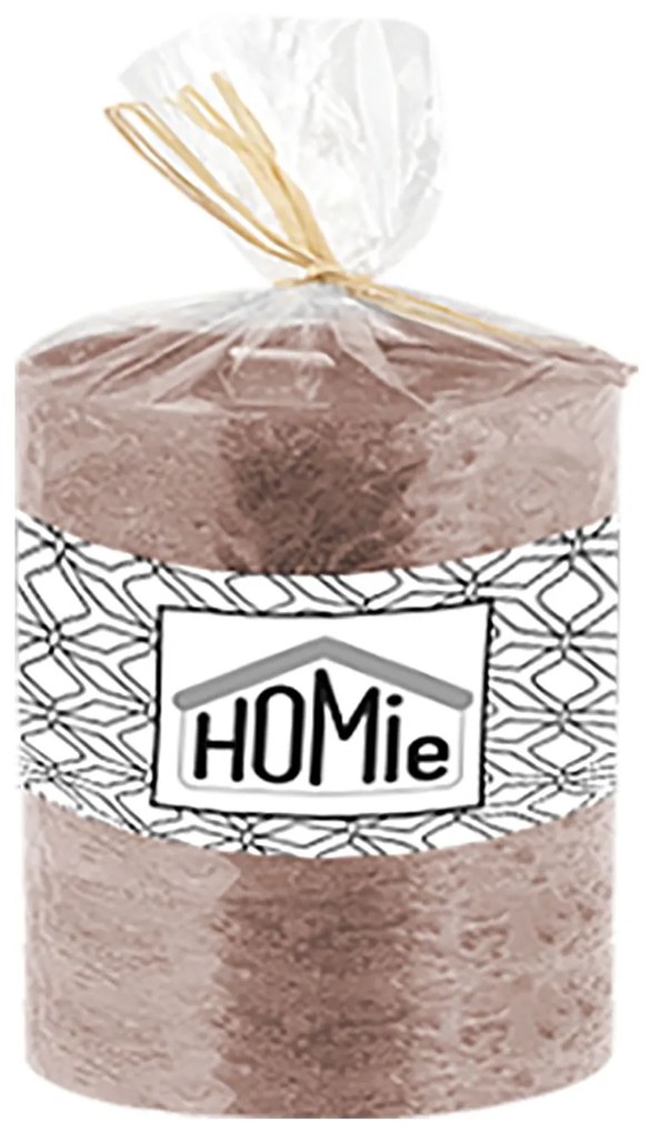 Κερί Αρωματικό Κορμός 9,5x10εκ. Homie 37-71-brown