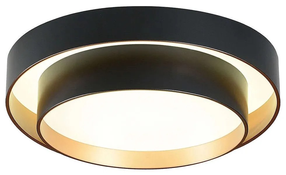 Φωτιστικό Οροφής - Πλαφονιέρα Grant 4271200 50x12cm Led 48W Black Viokef Metal