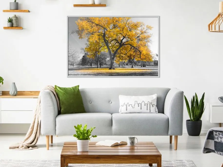 Αφίσα - Golden Tree - 30x20 - Χρυσό - Χωρίς πασπαρτού