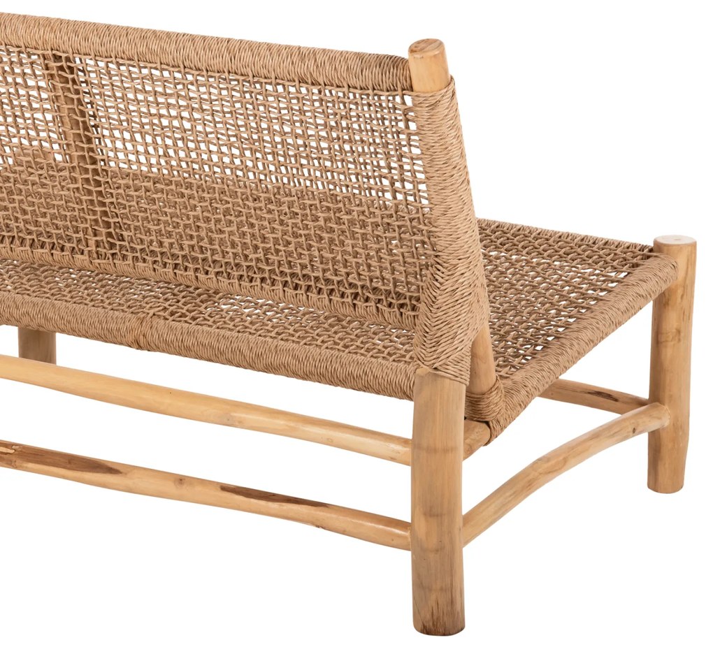 ΣΑΛΟΝΙ ΕΞΩΤ. ΧΩΡΟΥ 4ΤΜΧ LONDER HM11957 ΜΑΣΙΦ TEAK-ΣΥΝΘ.RATTAN-ΦΥΣΙΚΟ - HM11957