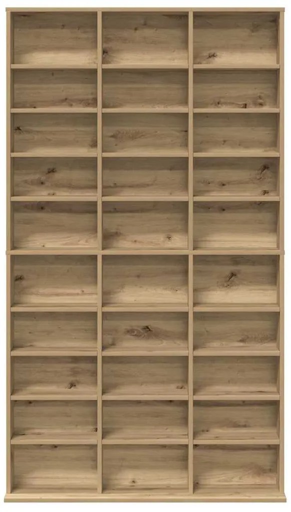 vidaXL Ντουλάπι CD artisan δρυς 101 x 23 x 177.5 εκ Επεξεργασμένο ξύλο