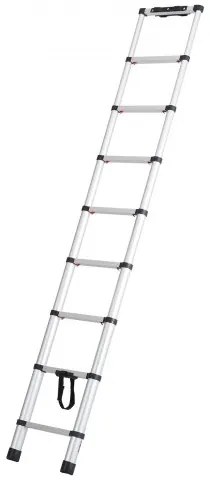 VEVOR Telescoping Extension Ladder 8.5FT One-button Retraction 375 LBS Capacity