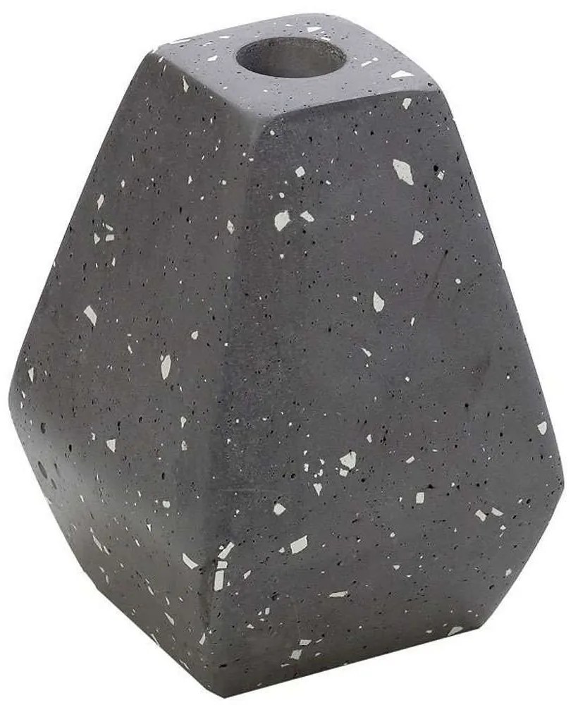 Βάζο Πολυμορφικό Μωσαϊκό TZB113 7x4x11cm Dark Grey Espiel Cement