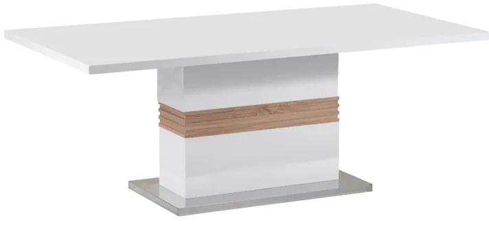 Τραπέζι Zoekrin Inart λευκό mdf 200x100x76εκ