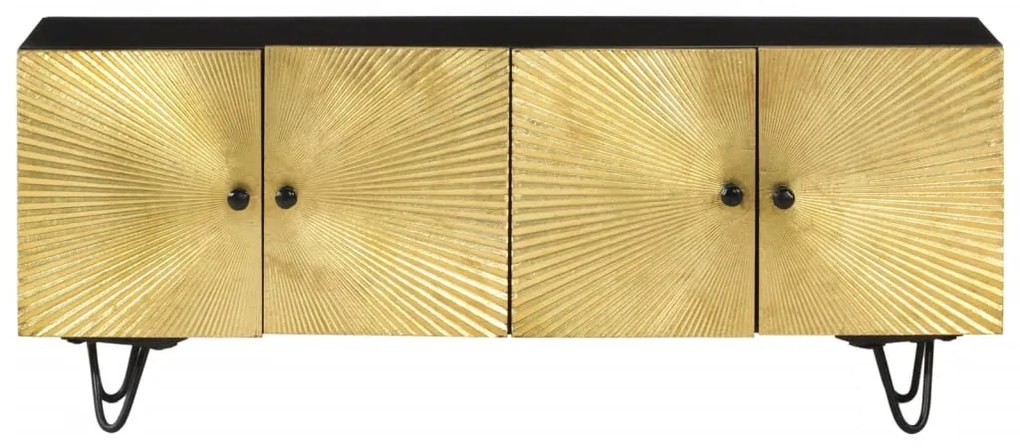 vidaXL Έπιπλο Τηλεόρασης 110 x 30 x 45 εκ. από Μασίφ Ξύλο Μάνγκο