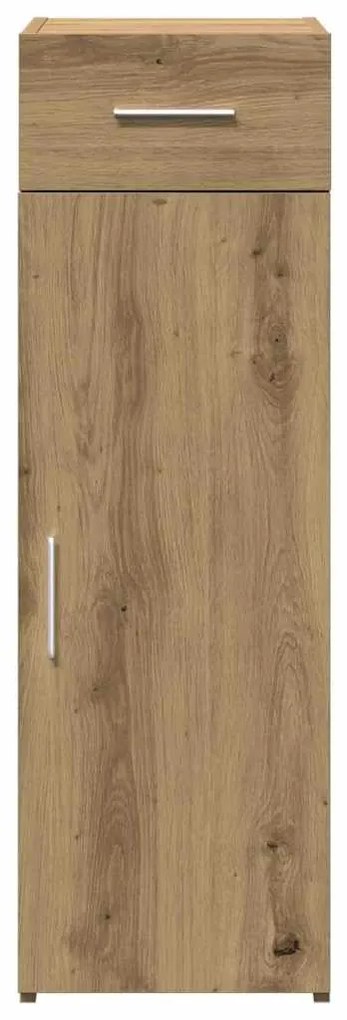 vidaXL Πλαϊνό γραφείο με συρτάρι artisan δρυς 30 x 42.5 x 93 εκ.