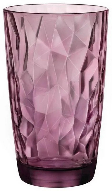 Ποτήρι Νερού 470ml Bormioli Rocco Diamond Rock Purple