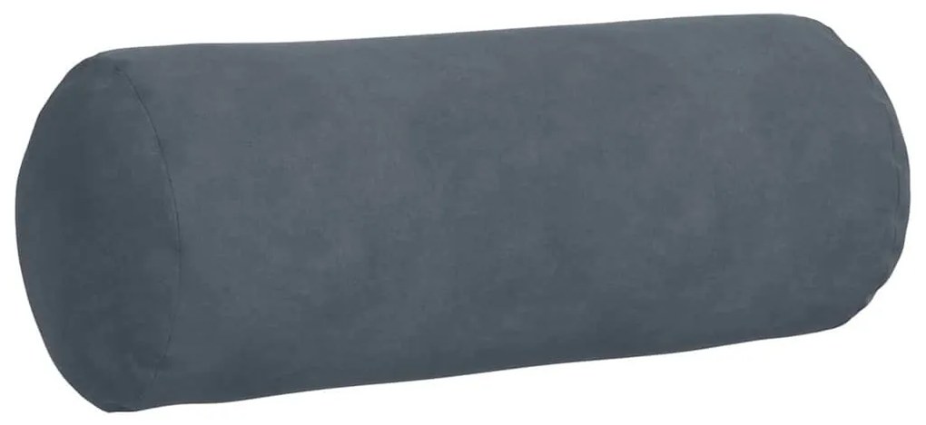 vidaXL Μαξιλάρια Στήριγμα 2 pcs Σκούρο Γκρι Ø 15 x 40 εκ