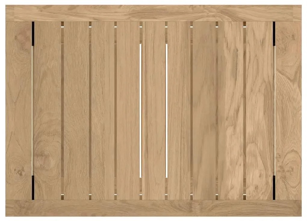 vidaXL Τραπέζι Βοηθητικό Μπάνιου 50 x 35 x 45 εκ. από Μασίφ Ξύλο Teak