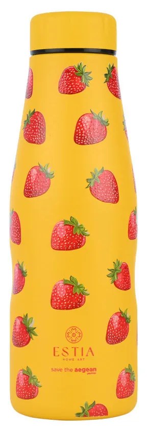 ESTIA ΘΕΡΜΟΣ TRAVEL FLASK SAVE THE AEGEAN 500ml BERRY BRIGHT 01-31534
