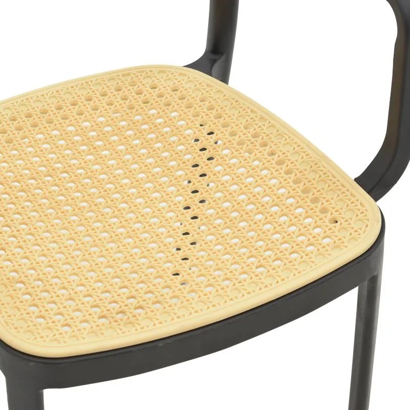 Καρέκλα - Πολυθρόνα Westley pp φυσικό-μαύρο 58x47x81 εκ. 58x47x81 εκ.