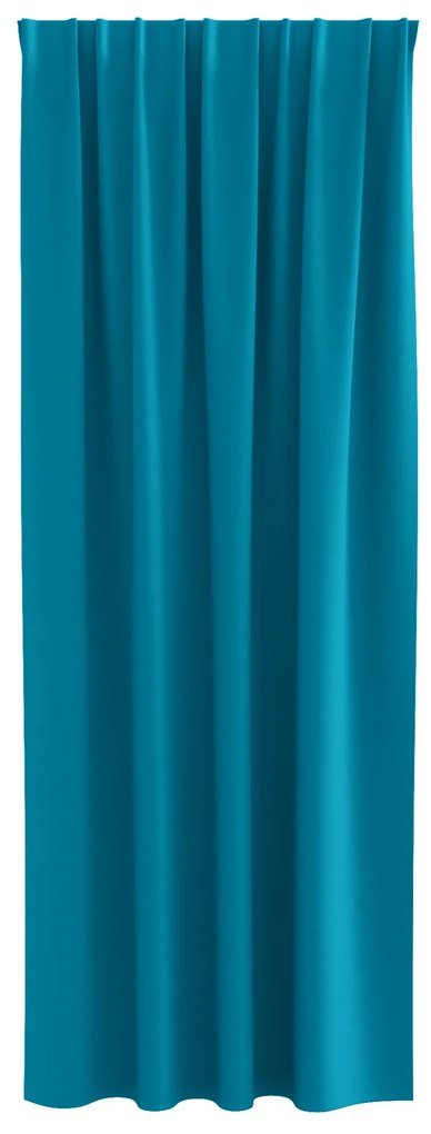 vidaXL Κουρτίνες με κουρτίνες 2 pcs Τιρκουάζ 225 x 140 εκ. Πολυεστέρας