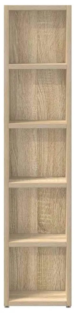 vidaXL Έπιπλα για CD 2 τεμ. Sonoma Δρυς 21x16x93,5 εκ. από Μοριοσανίδα