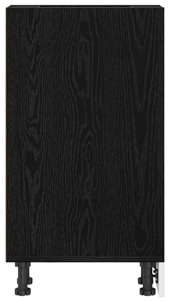 vidaXL Βάση Ντουλάπας Κουζίνας με ράφι Μαύρη δρυς 20 x 44,5 x 81,5 εκ.