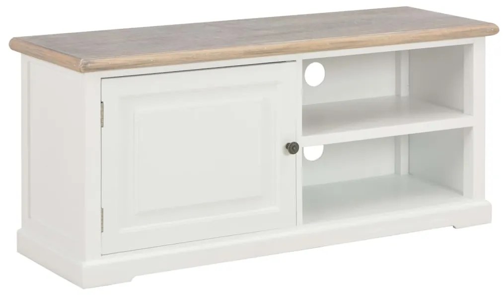 vidaXL Έπιπλο Τηλεόρασης Λευκό 90 x 30 x 40 εκ. Ξύλινο