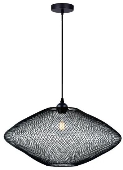 Κρεμαστό Φωτιστικό Οροφής Φ52 Electra Μαύρο 4251600 Viokef-4251600-Μαύρο 4251600