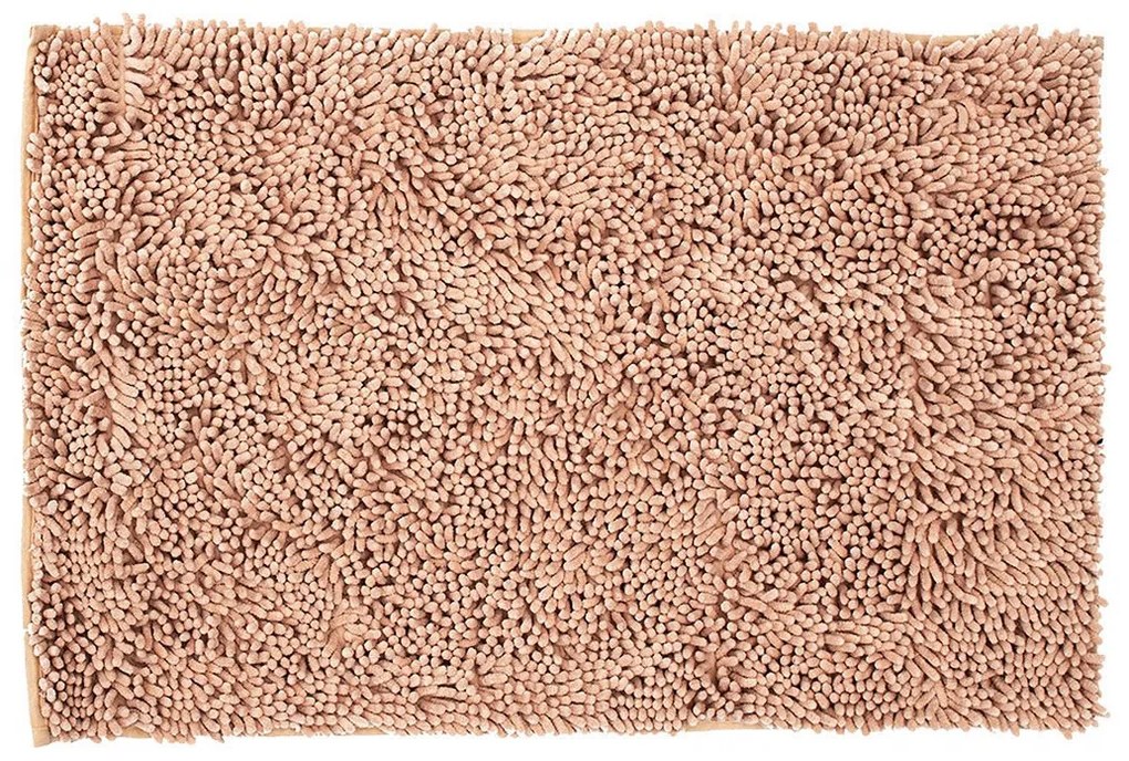Estia 02-7379 Αντιολισθητικό Πατάκι Μπάνιου Velvet 50x80εκ., Μπεζ