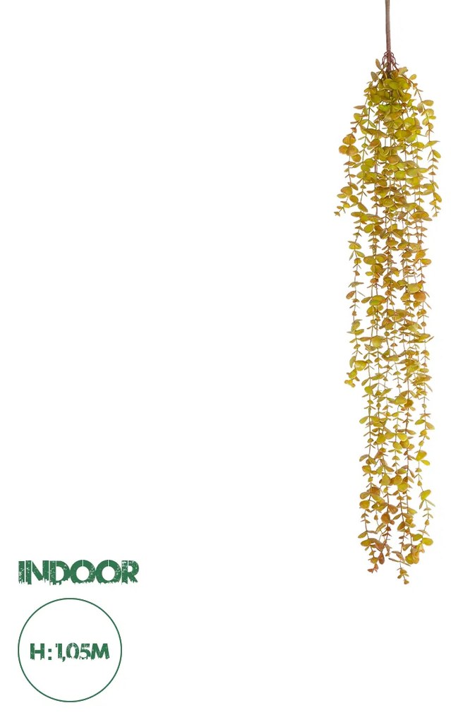 GloboStar® Artificial Garden HANGING EUCALYPTUS 20808 Τεχνητό Διακοσμητικό Κρεμαστό Φυτό Ευκάλυπτος Μ16 x Π9 x Υ105cm