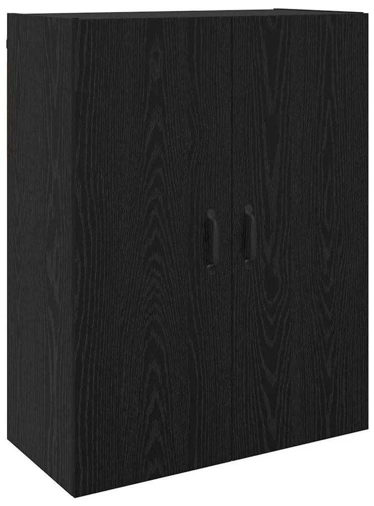 vidaXL Ντουλάπια Τοίχου 2 pcs Μαύρη δρυς 69.5 x 34 x 90 εκ.