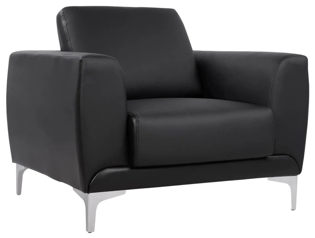 Πολυθρόνα KENZIE C3121.11 με PU Μαύρο 89x81x81 εκ. 89x81x81 εκ.