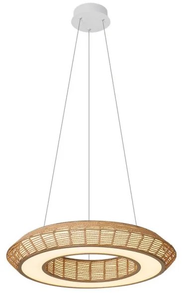 Κρεμαστό Φωτιστικό Οροφής LED 64W Φυσικό 3000Κ-6000Κ Dimmable Zeus-P-Y Sunlight-ZEUS-P-Y-Μπεζ ZEUS-P-Y