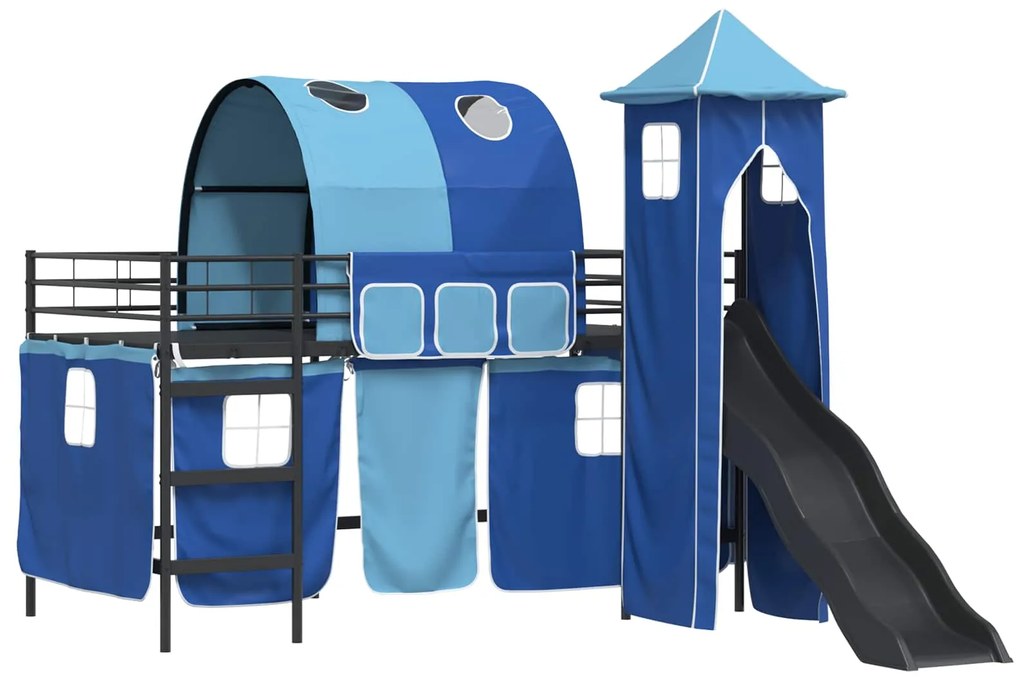 vidaXL Μαύρο και μπλε 99,5 x 200 εκ.