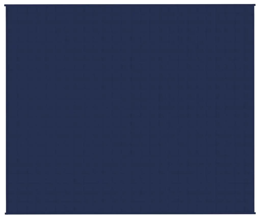vidaXL Κουβέρτα Βαρύτητας Μπλε 220 x 260 εκ. 11 κ. Υφασμάτινη